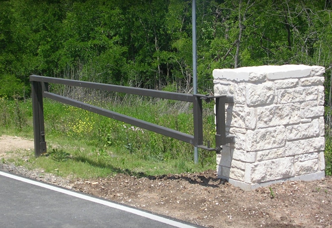 GSI Highway Custom Fabrication Category image of a custom steel gate.